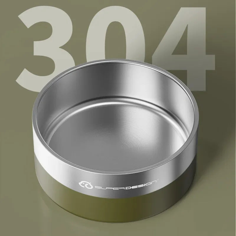 Pawlio Non-Slip Stainless Steel Dog Bowl