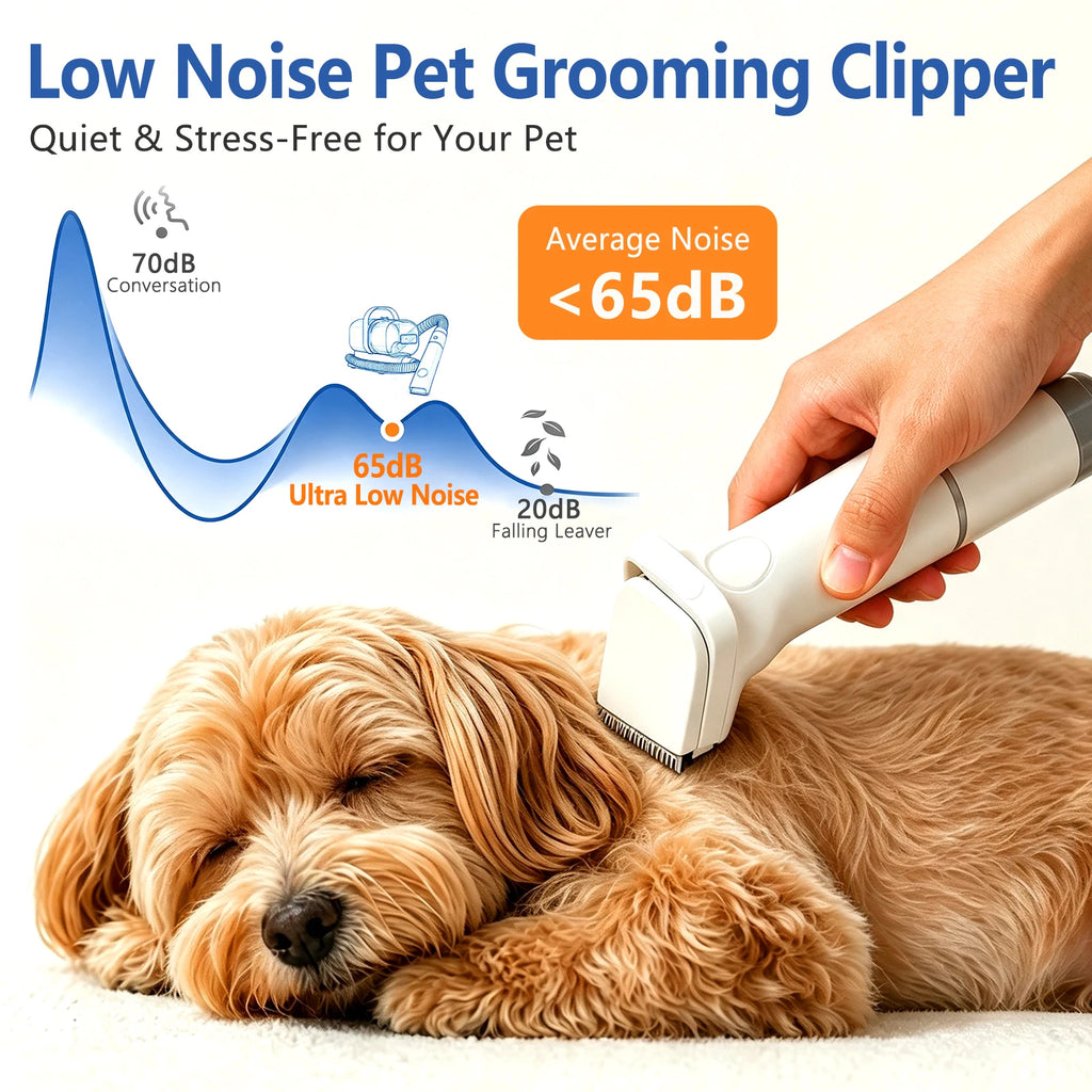 Pawlio 5-in-1 Pet Grooming Vacuum Kit