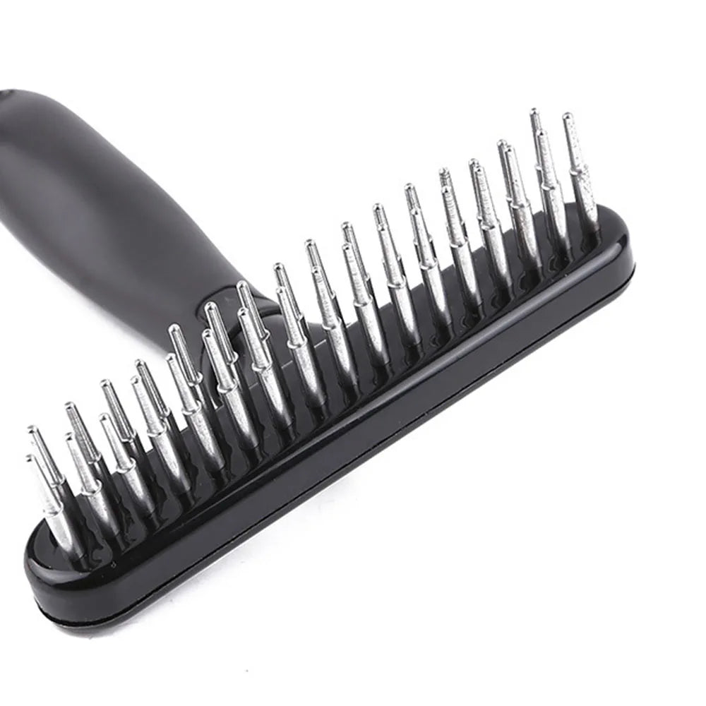 Pawlio Double-Row Deshedding Brush for Dogs & Cats