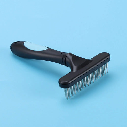 Pawlio Double-Row Deshedding Brush for Dogs & Cats